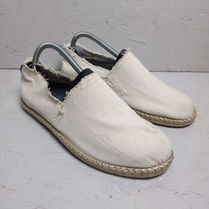 Vionic Women's 10 Laguna Espadrille Cream Flats Slip On